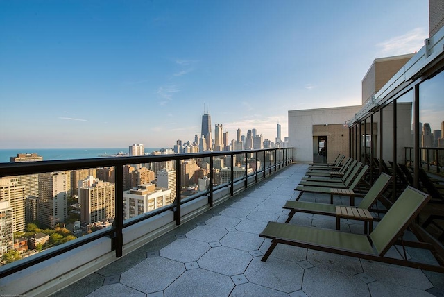 1560 N Sandburg Ter Unit 4301-4303, Chicago, IL 60610 - balcony with a view of skyline