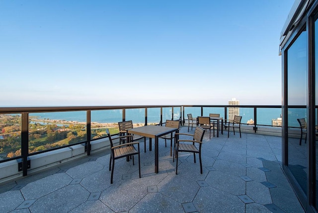 1560 N Sandburg Ter Unit 4301-4303, Chicago, IL 60610 - balcony with a water view