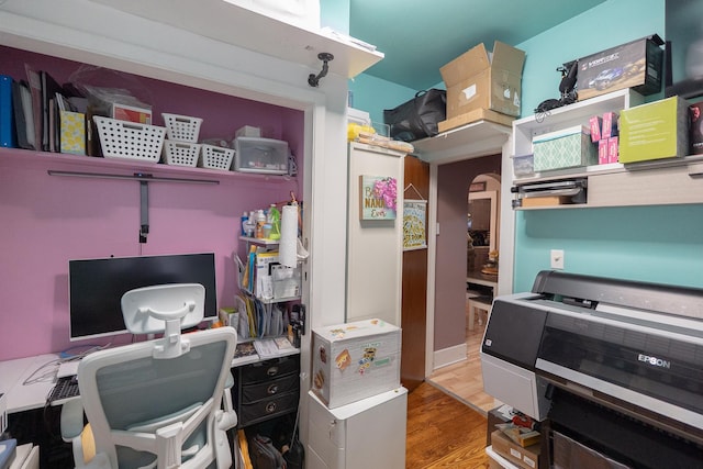 96 Interocean Ave, South Chicago Heights, IL 60411 - home office featuring light wood-type flooring