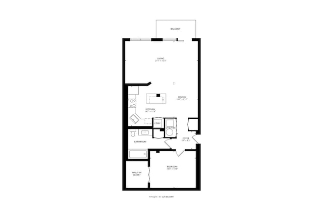 1740 N Maplewood Ave Unit 301, Chicago, IL 60647 - view of room layout