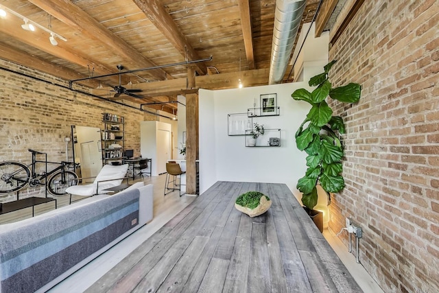 1740 N Maplewood Ave Unit 301, Chicago, IL 60647 - deck with a ceiling fan