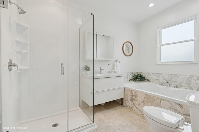 4637 N Drake Ave Unit 3, Chicago, IL 60625 - full bath featuring a shower stall, vanity, and a garden tub