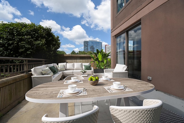 1101 S State St Unit 407, Chicago, IL 60605 - view of patio / terrace featuring outdoor dining area
