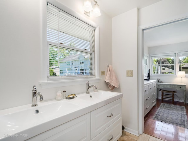 711 Bryant Ave, Barrington, IL 60010 - full bathroom with double vanity