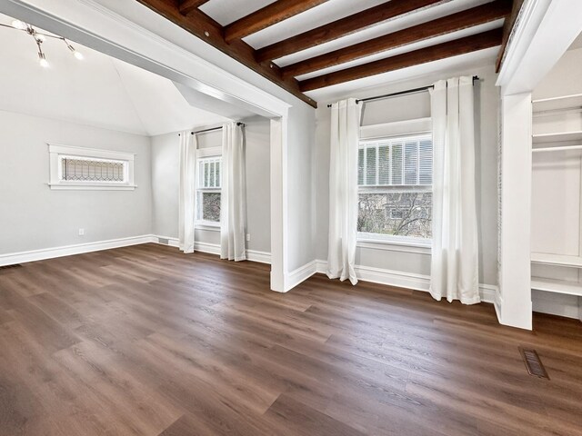 2423 Collins St, Blue Island, IL 60406 - unfurnished living room featuring dark wood finished floors