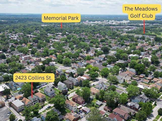 2423 Collins St, Blue Island, IL 60406 - aerial perspective of suburban area