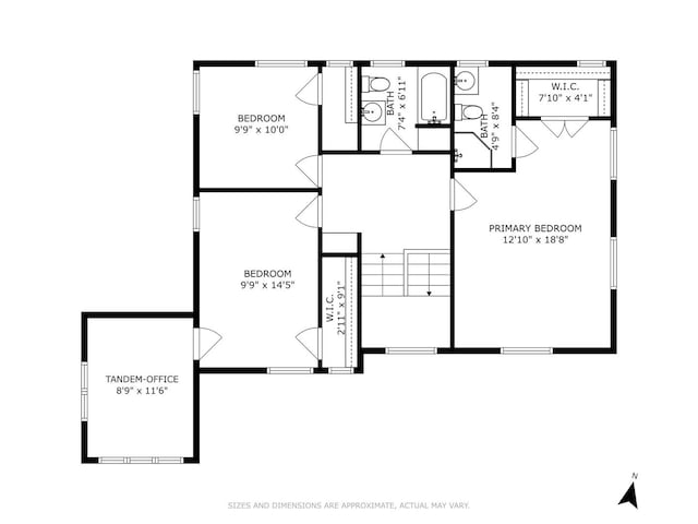 807 Fair Oaks Ave, Oak Park, IL 60302 - view of floor plan / room layout