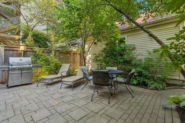 1725 N Fremont St, Chicago, IL 60614 - view of patio / terrace with a grill and outdoor dining area