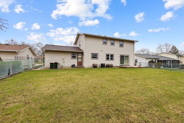 57 Brantwood Ave, Elk Grove Village, IL 60007 - back of property with a gate and a fenced backyard