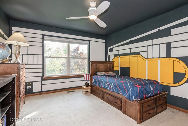 2909 Savannah Dr, Aurora, IL 60502 - bedroom featuring light carpet