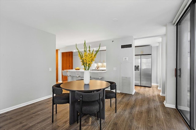 1230 N State Pkwy Unit 7D, Chicago, IL 60610 - dining room with dark wood-style floors
