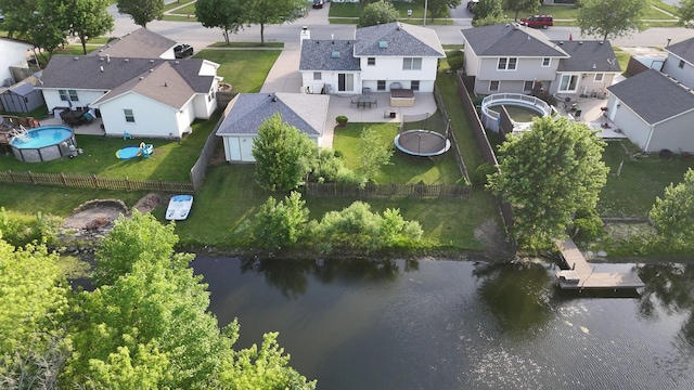 1700 Cumberland Dr, Plainfield, IL 60586 - aerial view of residential area with a nearby body of water