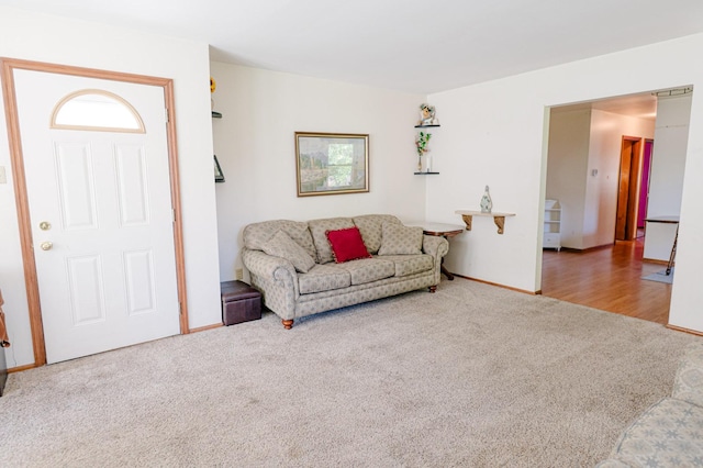 415 Swift Ave, Oglesby, IL 61348 - carpeted living room with baseboards