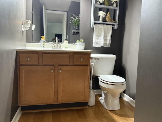6 Kimberly Dr, Spring Valley, IL 61362 - half bath featuring wood finished floors and vanity