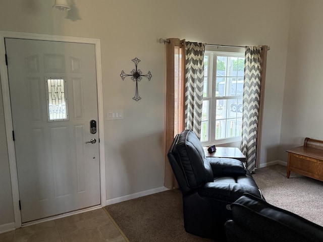 6 Kimberly Dr, Spring Valley, IL 61362 - entrance foyer featuring baseboards and carpet floors
