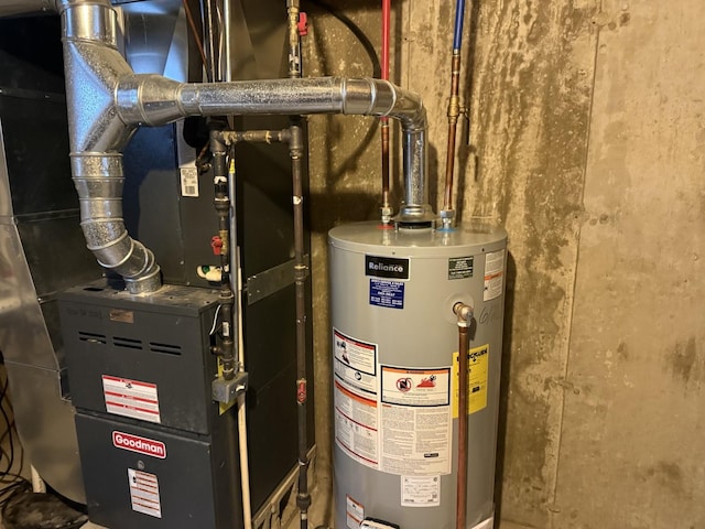 6 Kimberly Dr, Spring Valley, IL 61362 - utilities with gas water heater and heating unit