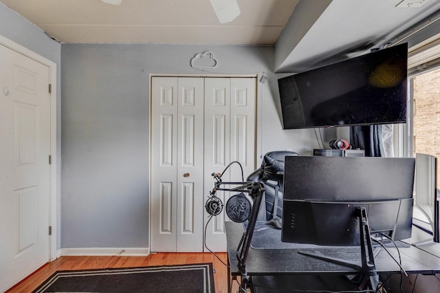 7335 Oakwood Ave Unit 2E, Lyons, IL 60534 - office featuring wood finished floors