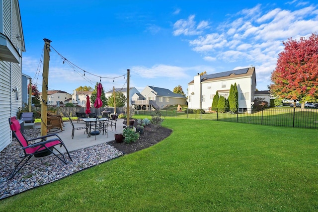 1024 Birchwood Dr, Pingree Grove, IL 60140 - fenced backyard featuring a residential view and a patio