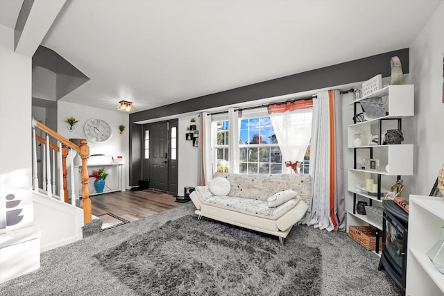 1024 Birchwood Dr, Pingree Grove, IL 60140 - living area featuring stairs