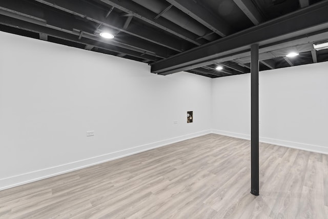 3002 Wesley Ave, Berwyn, IL 60402 - finished basement with wood finished floors