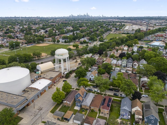 3002 Wesley Ave, Berwyn, IL 60402 - aerial view of property and surrounding area featuring nearby suburban area