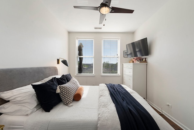 1255 N Orleans Ct Unit 1104, Chicago, IL 60610 - bedroom featuring wood finished floors and a ceiling fan