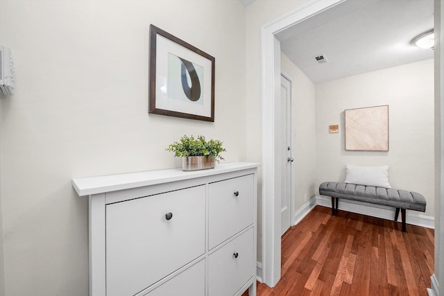 535 W Eugenie St Unit 1, Chicago, IL 60614 - hallway featuring baseboards and wood finished floors