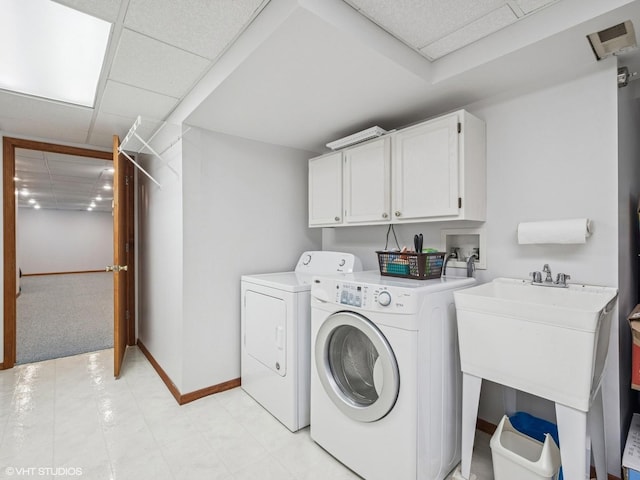 627 Williams Way, Vernon Hills, IL 60061 - washroom with cabinet space and independent washer and dryer
