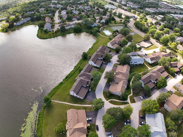 362 Springlake Ln Unit C, Aurora, IL 60504 - view of property location featuring a large body of water and nearby suburban area