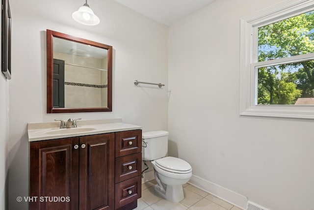 1575 Burning Trl, Wheaton, IL 60189 - bathroom featuring tile patterned floors, vanity, and a shower