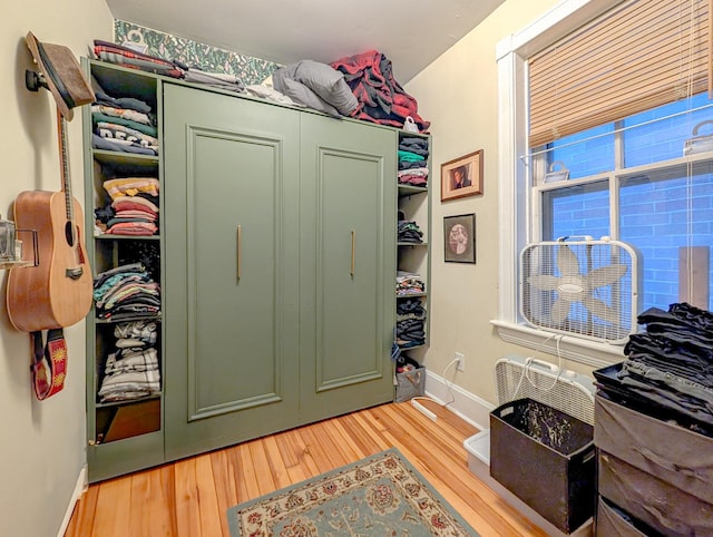 2641 W Thomas St, Chicago, IL 60622 - spacious closet with light wood-type flooring