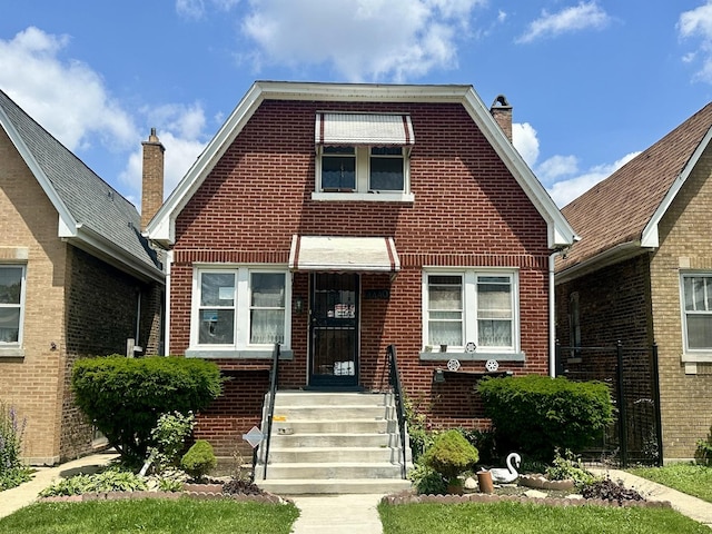 4440 W Iowa St, Chicago, IL 60651 - view of front of house with brick siding and a chimney