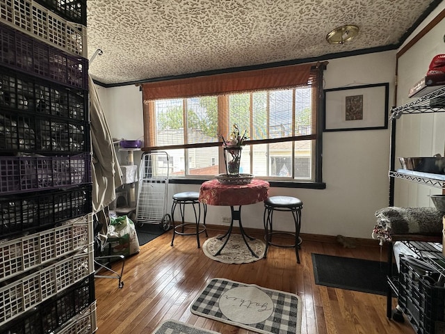 4440 W Iowa St, Chicago, IL 60651 - bedroom with hardwood / wood-style flooring and crown molding