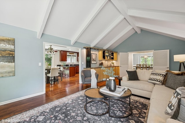 10 N Highview Cir, Hawthorn Woods, IL 60047 - living area featuring wood finished floors and a ceiling fan