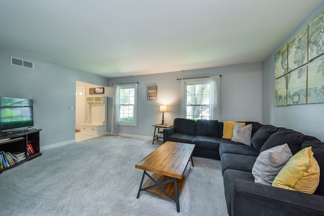1605 Rita Ave, Saint Charles, IL 60174 - carpeted living area with baseboards