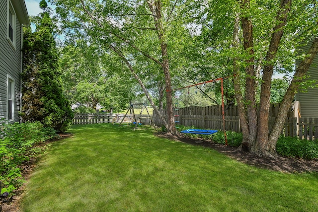 1605 Rita Ave, Saint Charles, IL 60174 - fenced backyard featuring a playground