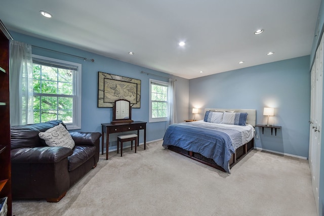 1605 Rita Ave, Saint Charles, IL 60174 - carpeted bedroom featuring recessed lighting and baseboards