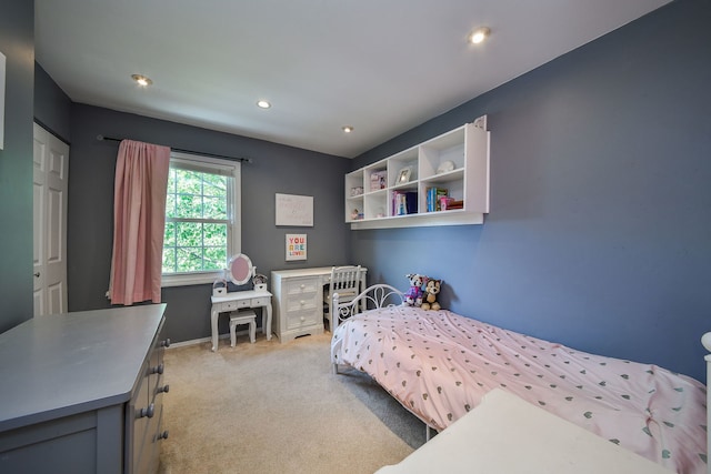 1605 Rita Ave, Saint Charles, IL 60174 - carpeted bedroom with recessed lighting and baseboards