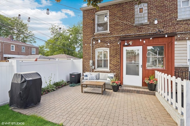 8041 W 29th Ct, North Riverside, IL 60546 - view of patio / terrace featuring grilling area and an outdoor hangout area