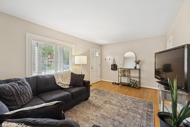 8041 W 29th Ct, North Riverside, IL 60546 - living area with wood finished floors and baseboards