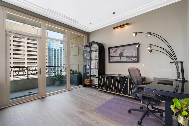 118 E Erie St Unit 21C, Chicago, IL 60611 - office space with wood finished floors