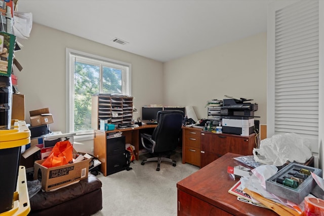7502 Farmingdale Dr Unit 408, Darien, IL 60561 - office area with light carpet