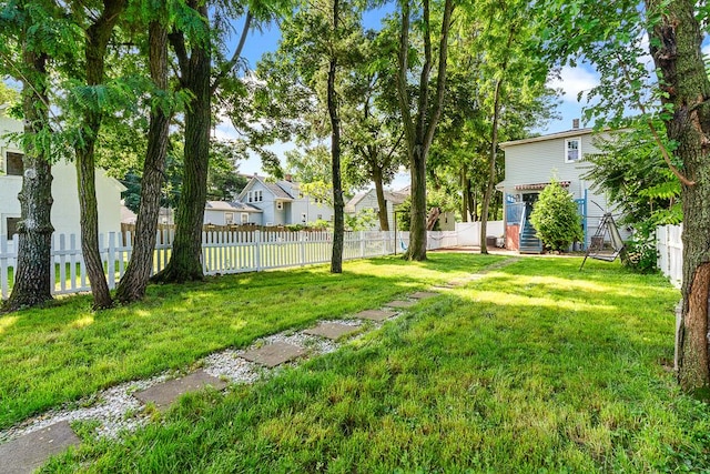8112 Christie Ave, Lyons, IL 60534 - fenced backyard with a residential view