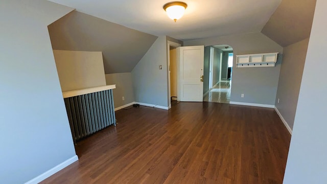 6240 S Kolmar Ave, Chicago, IL 60629 - additional living space featuring wood finished floors, lofted ceiling, and arched walkways