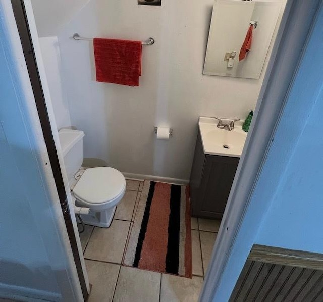2086 Country Club Dr Unit 3F, Woodridge, IL 60517 - half bathroom featuring vanity and tile patterned flooring