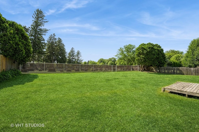 11607 Frederick Way, Huntley, IL 60142 - fenced backyard with a wooden deck