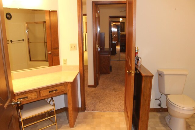 28 Manorhill Dr, Clinton, IL 61727 - bathroom featuring an enclosed shower and vanity