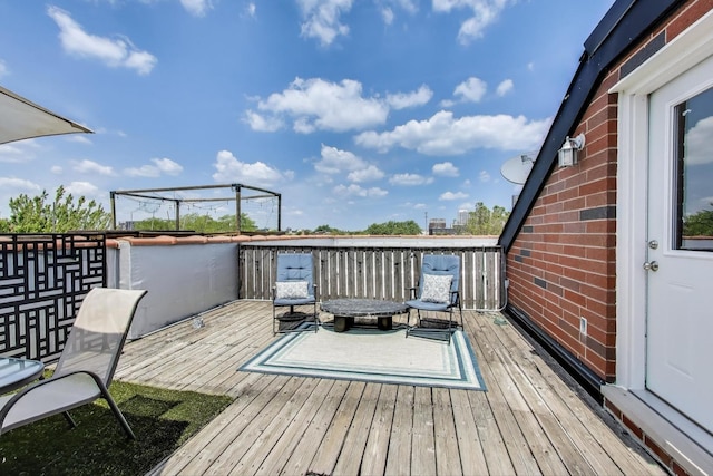 846 W Roscoe St Unit 3W, Chicago, IL 60657 - view of wooden deck