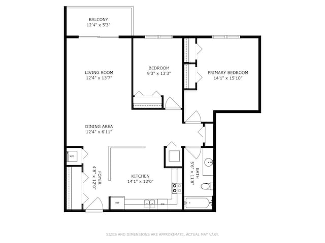 965 Rogers St Unit 202, Downers Grove, IL 60515 - view of property floor plan