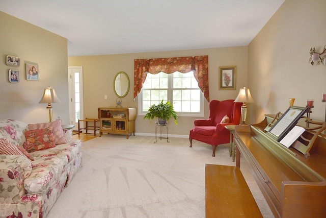 3115 Sable Oaks Rd, Bloomington, IL 61704 - carpeted living room with baseboards